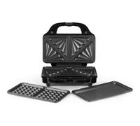 Salter EK2143 3-In-1 Snack Maker - Sandwich Toaster, Waffle Maker