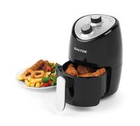 Salter EK2817 2L Compact Air Fryer - Hot Air Circulation, Removable Non-Stick Cooking Rack, Adjustable Temperature Up To 200?C, 30 Minute Timer,