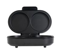 Salter EK4213S Omelette Maker - XL NonStick Egg Cooker Large Dual Cooking Plates NoFlip Frying Machine Deep Fill Electric Double Fried Egg Pan Ma