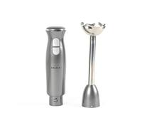 Salter EK4248GUNMETAL Cosmos Hand Blender, 2 Speed Settings, 400 W, Detachable Stainless Steel Rod & Blades, Ideal For Soups, Smoothies & Sauces, Gunmetal Grey/Silver