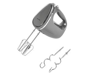 Salter EK4249GUNMETAL Cosmos Hand Mixer ? Electric Baking Whisk, 5 Speed With Turbo Setting, Eject Function, Easy Cleaning, Includes 2 x Stainless