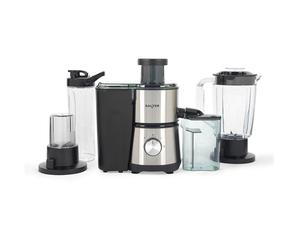 SALTER EK4294F 4-in-1 Juicer & Blender Set - Black, Black