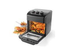 Salter EK5603 XL Air Fryer Oven - Air Fry, Roast, Rotisserie, Toast & Bake, 12 L, No Preheating Needed, Includes 3 Cooking Racks & Rotisserie Accessories, 3 Dial Control, 60 Minute Timer, 1800W, Black