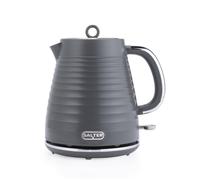 Salter EK5742GRY Rapid Boil Kettle ? 1.7L, Electric Cordless, 360? Swivel Base, Water Level Indicator, Removable Filter, Textured Design, Cord