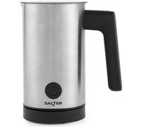 Salter EK6328 Electric 4 in 1 Milk Frother - Stainless Steel Milk Steamer, Milk Foamer, 150ml Frothing/300ml Heating Capacity, Warm and Cold Drinks, Coffee, Hot Chocolate, Latte, Non-Stick, 500W