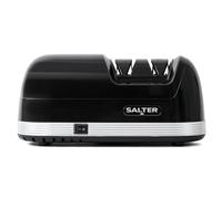 Salter 728 BKXR Electric Knife Sharpener - Two Stage Sharpening, Diamond Coating, Kitchen Knife & Blade Sharpener, Alternative Whetstone Tool, Safety Non-Slip Feet, Removable Magnet Catches Shavings
