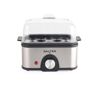 Salter Electric Multi Egg Boiler, 8 Egg Capacity Cooker, Great for Soft Dippy, Hard and Poached Eggs, Includes Measuring Cup, Removable Egg Rack and