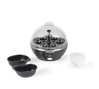 Salter Electric Multi Egg Cooker - 6 Egg Capacity Boiler, Great For Soft Dippy, Hard & Poached Eggs, Includes Measuring Cup, Removable Egg Rack and 2 Poaching Trays, Easy Clean, Compact, 430W, EK6213