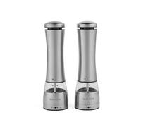 Salter Electric Salt & Pepper Mill Set, LED Light, Adjustable Grind