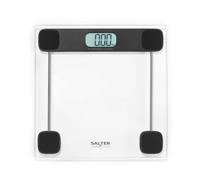 Salter Electronic Bathroom Scale, Digital Glass Platform, 180 Kg Capacity | Tempered glass platform, 0.1 kg increments, bright LCD display, step-on activation, measures body weight