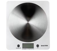 Salter Electronic Kitchen Scale with Steel Platform- Silver