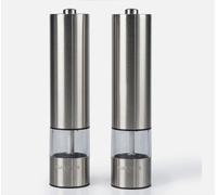 Salter Electronic Stainless Steel Mill Set - Silver