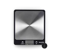 Salter Evo Digital Kitchen Scale - 6kg Capacity, Aquatronic, Add & Weigh, LCD Display - Black