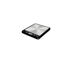 Salter Evo Digital Kitchen Scales - Electronic Food Weighing Stainless Steel Cooking Scale Home Appliance, LCD Display, Add & Weigh, Metric