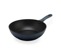 Salter Excellence Stir-Fry Pan 28 Cm, Non Stick Wok, Forged Aluminium | Thermo Collar Turns Red At Cooking Temperature, All Hob Types Including Induction, Heat-Resistant Exterior, Easy Clean