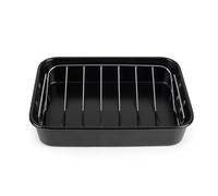 Salter Expert 34 cm Roasting Tray & Stainless Steel Cooking Rack, 34x26x6.6cm