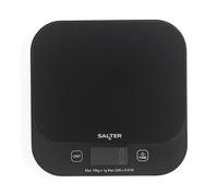 Salter Expert Digital Kitchen Scale - 10kg Capacity, Waterproof & Washable Platform, Add & Weigh Multiple Ingredients, Aquatronic For Measuring Liquids, Easy Read LCD Display, Includes Battery