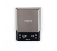 SALTER SA00697FEU12 Digital Kitchen Scale - Silver & Black, Silver/Grey,Black