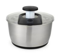 Salter Expert Salad Spinner - 6 Litre, Dual Purpose Bowl with Drainer, Wash, Dry & Serve, Lettuce Dryer, Lockable Pump for Easy St
