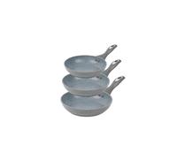 Salter Frying Pan 3 Piece Set Non-Stick Marble Collection 20/24/28 cm Grey