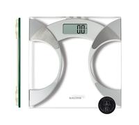 Salter Glass Analyser Bathroom Scale - Digital Bodyweight & Body Fat Scale, Step On Instant Readings, 4 User Memory, Includes Carpet Feet & Battery, 160kg/25st, Athlete Mode, Easy Read LCD Display