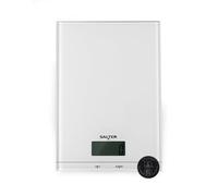 Salter Glass Digital Kitchen Scale, 5 Kg Capacity, White