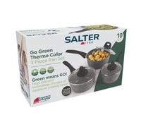 Salter Go Green 3 Piece Saucepan Set
