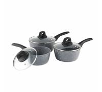 Salter Go Green PFAS-Free 3 Piece Non-Stick Saucepan Set