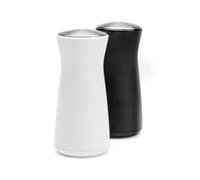 Salter BW12947EU7 Gravity Salt and Pepper Shaker Set - Classic Seasoning Mills, Salt & Pepper Pots, Tilt to Operate, No Spill Design, Monochrome Design, Ideal for Ground Salt, Pepper, and Spices