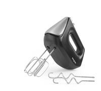 Salter Hand Mixer 400W, Electric With 5 Speeds And Turbo | Stainless Steel Beaters And Dough Hooks, Easy Eject Button, Dishwasher Safe Accessories, Matte Black Finish
