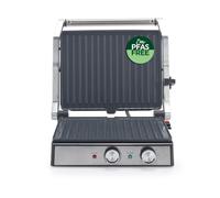 Salter Health Grill Electric Grill 2000W, 180° Flat Opening, Ceramic Plates