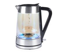 EK5078IR Glass Electric Kettle with Iridescent Finish, 1.7 L Capacity, Limescale Filter, Easy-Fill Lid, for Left & Right Handed Users, Colour