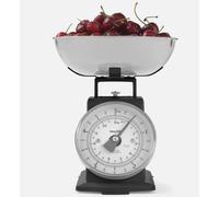 Salter Timeless Mechanical Kitchen Scale - 5kg Capacity Baking Scale, 1 Litre Dishwasher Safe Bowl, Analogue Food Scale, Classic Design, Easy Read Large Dial, 22cm Height, No Batteries Needed, Black