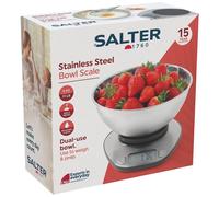 SALTER Kitchen Scale with Bowl - Silver, Silver/Grey