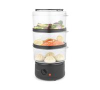 Salter Kuro 3-Tier Food Steamer 7.5 L, Electric Vegetable Steamer, 60 Min Timer