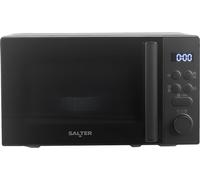 Salter Kuro EK6444MBLK 20 Litre 26cm High, Freestanding Small Standard Microwave Oven - Black, Black
