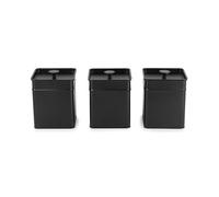 Salter Kuro Kitchen Canister Set, 3 Piece Tea Coffee Sugar Storage
