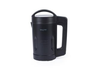 Salter Kuro Soup Maker, Digital 1.6L, 5 Programmes, 900W, Black | Smooth or chunky presets, drinks function, keep-warm mode, blend/clean self-cleaning, overspill sensors, stainless steel jug