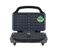 Salter KURO Waffle Maker, XL Plates, 900 W, Black