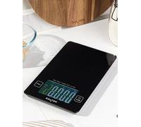 Salter High-Capacity Kitchen Scale - 10kg Capacity, Large Digital Display, Add & Weigh Zero Function, Measures Liquids, Slim Glass Platform, Food Scale, Electronic Cooking/Baking Scale, SA00644FEU12