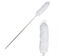 Salter LASAL71502WEU7 Warm Harmony Microfibre Duster - Scratch Free Cleaning, Extendable Handle 120cm, Feather Duster, Traps Dust & Dirt, Flexible Head, Clean High Ceilings, Blinds & Tricky Corners