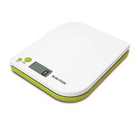 Salter "Leaf Digital Kitchen Scale, White/Green