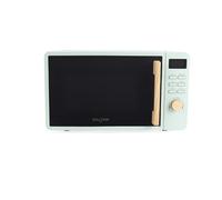 Salter Malmo 20 L Digital Microwave Oven - Clock and 60 Minute Timer, 8 Cooking Presets, Digital LED Display, Defrost, Solo Microwave, 27cm Glass Turntable, Easy Clean, Sage Green, 800 W