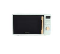 Salter Malmo Microwave Oven, 20 L, 800 W, Digital, Sage Green | 8 Cooking Presets, Defrost Function, LED Display With Clock, 60-Minute Timer, 27 Cm Glass Turntable, Easy-Clean Interior