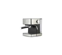 Salter Manual Espresso Machine With Milk Frother for Ground Coffee 1.6L Capacity