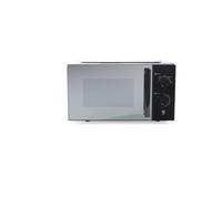 Salter Manual Microwave 20L 800W With Defrost | 5 Power Levels, 35 Minute Timer, Manual Dial Controls, 25.5 Cm Glass Turntable, Black Mirrored Finish, Freestanding