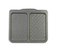 Salter Marblestone Baking Tray, Split 2-Section Carbon Steel, 40 Cm