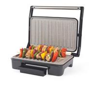 Salter Marblestone Electric Grill - Health Grill, 750W, Non-Stick Hot Plate, Griddle for Toastie, Panini, BBQ, Healthy Oil-Free Co