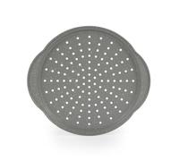 Salter BW12807EU7 Marblestone Pizza Pan - 37cm Non-Stick Perforated Crisper Tray With Handles, Large Oven Baking Tin For Pizzas, 12-Inch Carbon Steel Chip Tray, PFOA-Free, Oven Safe Up To 220°C