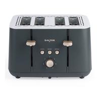 Salter Marino 4-Slice Toaster - 7 Levels Of Variable Browning, Removable Crumb Tray, Self-Centring Bread Guides, Anti-Jam Function, Defrost, Reheat